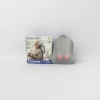 The grey ergonomic massage cushion is suitable for three zones: waist, back and neck, providing hot compress and kneading for long periods of sitting, working or using at home Application Scenario